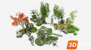 Rockery Skp Files